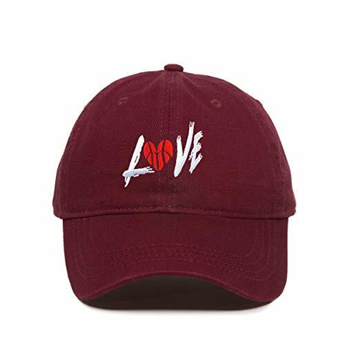 Love Ball Dad Baseball Cap Embroidered Cotton Adjustable Dad Hat