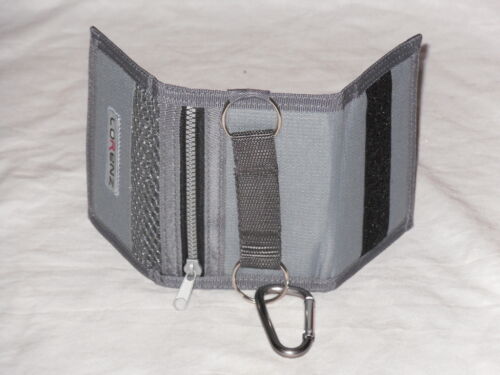 Small Trifold Sports Pocket Wallet With Belt Hook 4 Card Slits Internal Pocket.