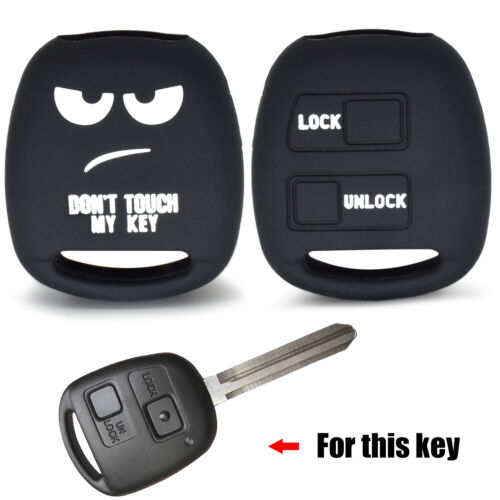 For Toyota Land Cruiser Yaris Rav4 Remote Silicone Car Key Cover Case Fob