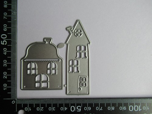 NEUF Lot de 2 House maisons//New Home Métal Carte Artisanat coupe meurt libre p/&p