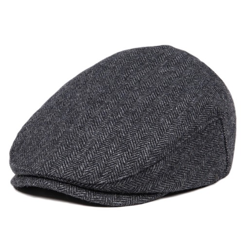 BABY BOYS HAT WOOL HERRINGBONE TWEED IVY CAP NEWBORN HAT 6 MONTHS TO 8 YEARS V2