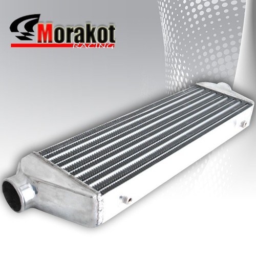 Auto 27.5/" X 7/" X2.375/" Fmic Tube /& Fin Front Mount Turbo Aluminum Intercooler