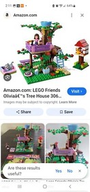 Lego Friends Olivia Tree house # 3065 AS IS.