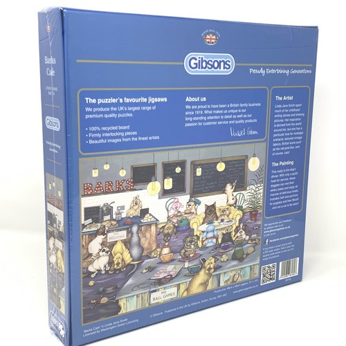 Gibsons puzzle 1000 pezzi cani abbaia Cafe