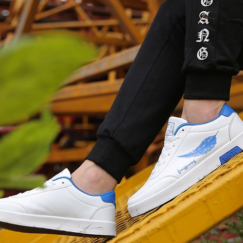 Men/'s Lace Up Leather Sneakers Outdoor Sports Dancing Shoes Casual Comfy Flats@