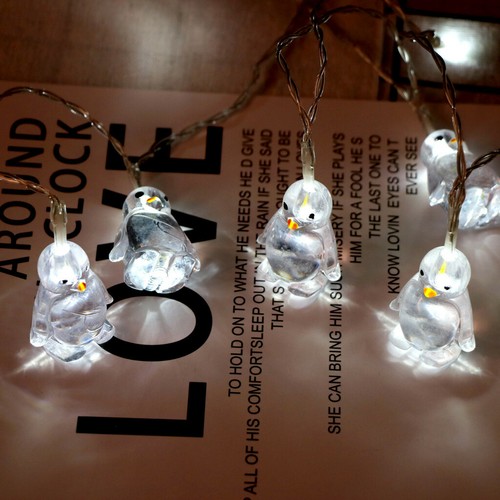 10 LED 1.65M Penguin Animal Shape String Lights Home Decorations LED Light