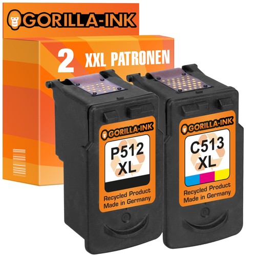 2 Cartucce XL per CANON pg-512 /& cl-513 Pixma mp499 mx320 mx330 MX 340