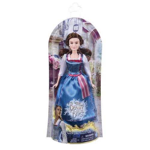 Disney Beauty and the Beast Movie Village Dress Belle Doll Emma Watson 2017 NEW