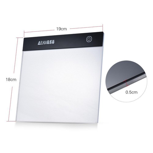 LED Tracing Light Box Board Artist A5 USB Thin Drawing Pad Table Stencil Supply