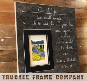about Personalized frameParents Wedding Gift, Thank You Gift, Gifts ...