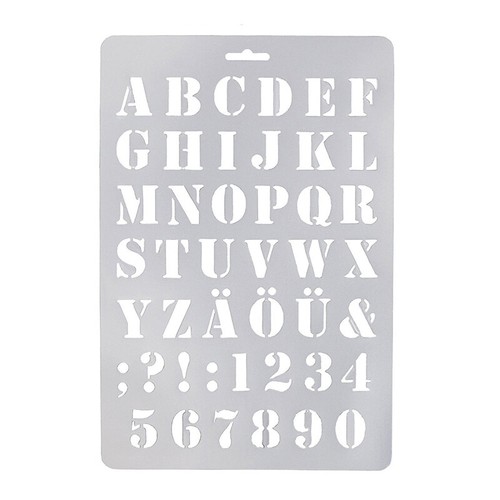 Buchstabe Schablonen,Buchstaben- und Zahlenschablone,Malerei Papier Handwer M8M6