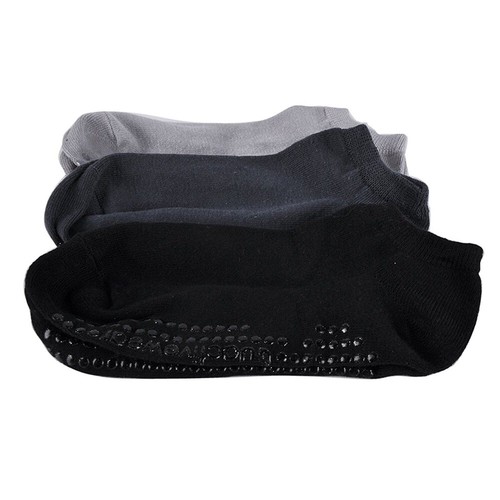 3 PAIRS SET of Full Toe Non Slip Yoga Barre Socks with Full Grip Surface