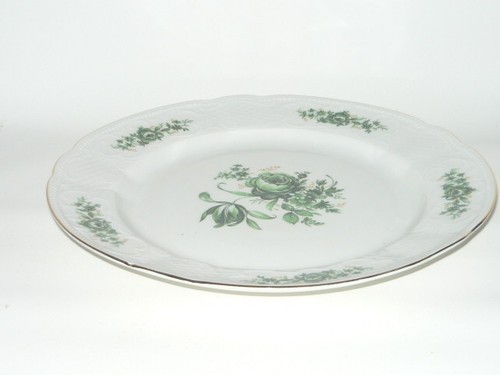 grüne Rose Serie Wien Teller ca Seltmann Weiden Top 19 cm Kuchenteller