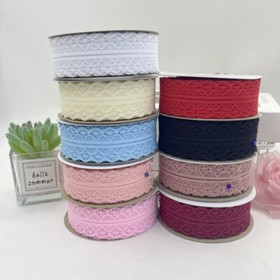 Lace Trim Ribbon Wrapping Craft Sewing Gifts Bridal Cake DIY Flowers Cards 30mm⊥