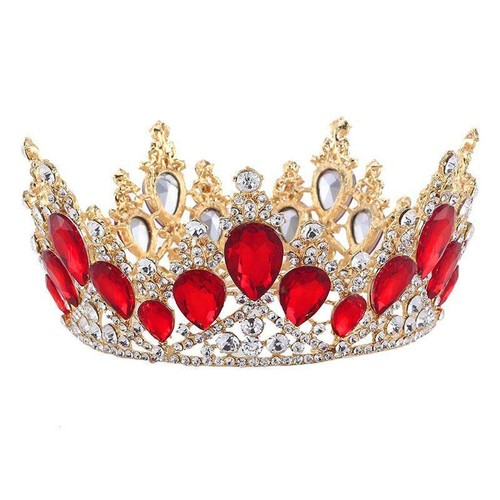 Vintage Crystal Crown for Women Wedding Bridal Tiara Flower Crown n