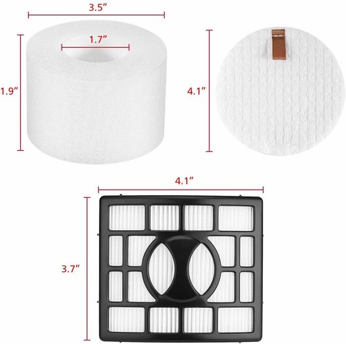 2+2 HEPA Foam Filter for Shark Rotator NV680 NV681 NV682 NV683 NV801 Vacuum