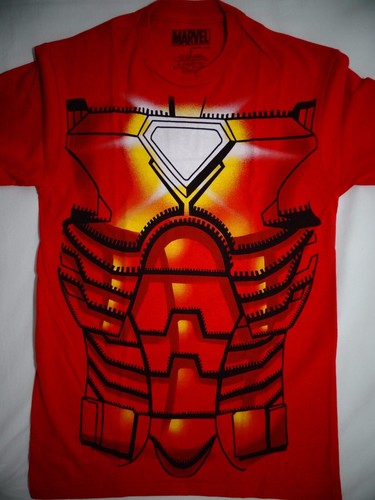 Incredible Iron Man Heart Core Marvel Comics Costume T-Shirt