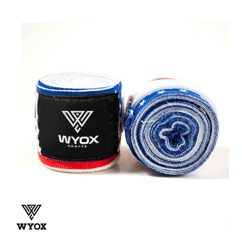 Wyox Hand Wraps Mexican Bandages Boxing Fist Inner Gloves Muay Thai MMA USA Flag