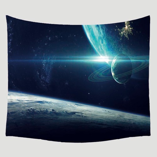 Indian Galaxy Space Animals Tapestry Wall Hanging Home Decor Bohemian Blanket