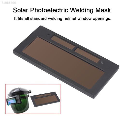 6760 Welding Helmet//Maks Solar Helmet Lens 4-1//4/" X 2/" LCD Solar Auto Darkening