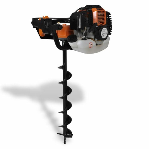 Erdbohrgerät Erdbohrer Erdlochbohrer Pfahlbohrer Pfahlbohrer Orange Recoil