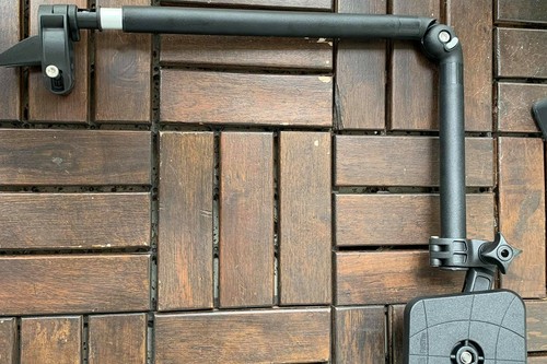 Fasten Echolothalterung mit Teleskop Geberstange und Plattform 100x100mm