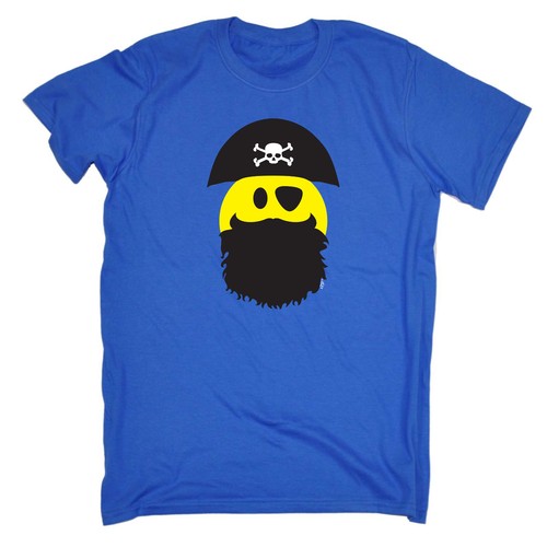 Funny Kids Childrens T-Shirt tee TShirt Pirate Smile