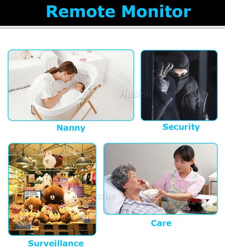 HD 1080P Spy IP Wireless Mini Camera WiFi Hidden Video Recorder Security Clock