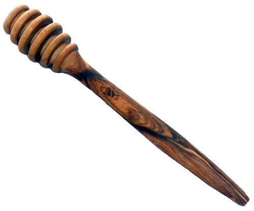 Honiglöffel aus Olivenholz Honigheber Honigspirale Honigschöpfer Honig Löffel