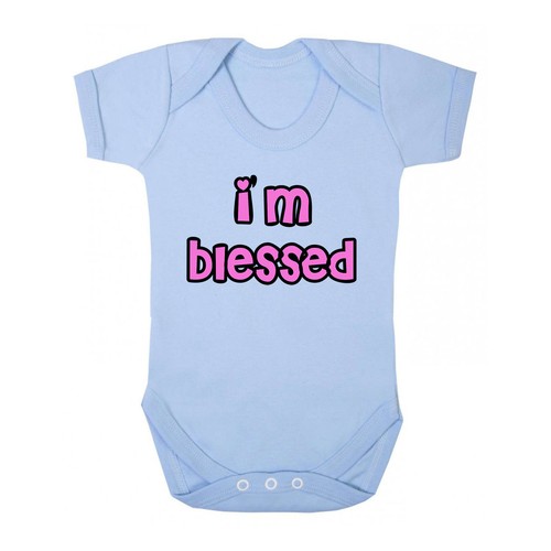 I/'M Blessed Cotton Baby Bodysuit One Piece