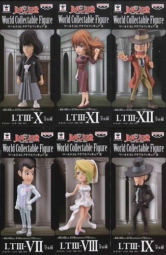 Lupin III Mine Fujiko World Collectable Figure II BANPRESTO