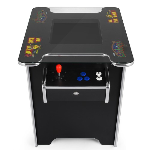 Cocktail Arcade Machine With 60 Classic Games Coin Mode Video Game Commercial