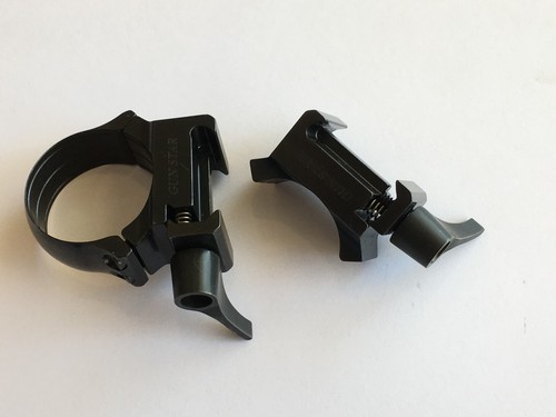 Weaver or Picatinny 100/% Steel Scope Rings with Integrated Recoil Lug