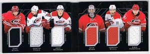 15-16-UD-BLACK-SIXES-RELIC-BOOKLETS-CAROLINA-WARD-SKINNER-STAAL-FAULK