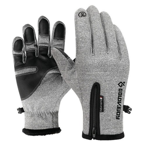 Windproof Touch Screen Bike Gloves Winter Thermal Warm Full Finger Cycling Glove