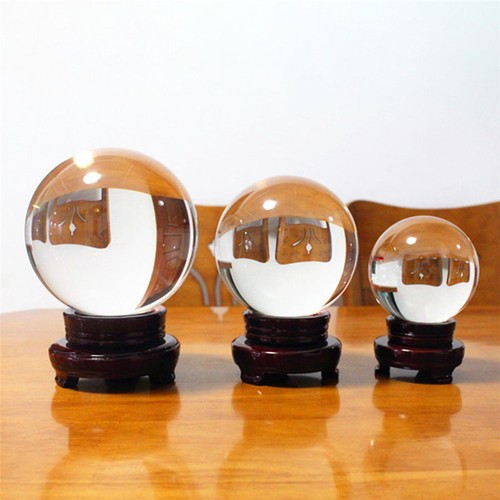 80mm Crystal Photography Lens Ball Photo Prop Background Lensball Home Decor