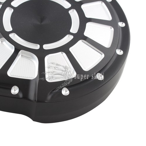 Black Contrast Aluminum Right Bahn Ignition Cover Accent For Victory 04 05 06-17