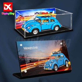 Display King-Custom display case for Lego Volkswagen Beetle 10252 (Sydney Stock)