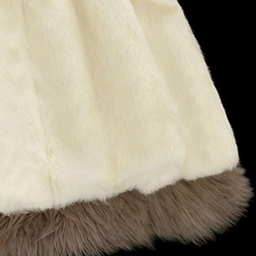 Women/'s Thick Warm Coat Covered Button Puff Sleeved With Hood Skirt Style Clothe