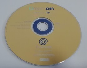 Dreamcast DreamOn Vol 15+16 Disc only (Playable Demo's/Movies) - Freepost