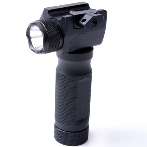 CREE LED Flashlight W// Red Dot Laser Sight Vertical Combo Foregrip Hunting Rifle