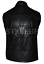 Details about  / Men Spider Noir Nicolas Cage Embossed Spider Logo Biker Leather Vest BEST PRICE