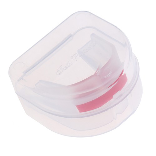 Transparent Mouth Guard Teeth Protector for Boxing Safe Soft Silicone