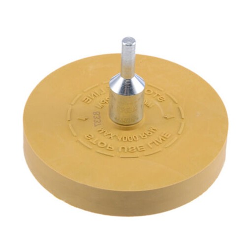 Universal Pinstripe Decal Eraser Wheel Pad Sticker Removal Tool For Power Drill