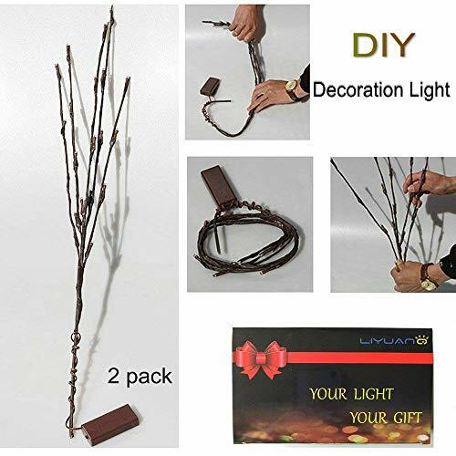 Branch Lights Led Branches Battery Powered Decorative Willow For Home Decoration