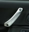 Silver Alloy Car Interior Door Grab Handle Cover Trim For Suzuki Jimny 2007-2017