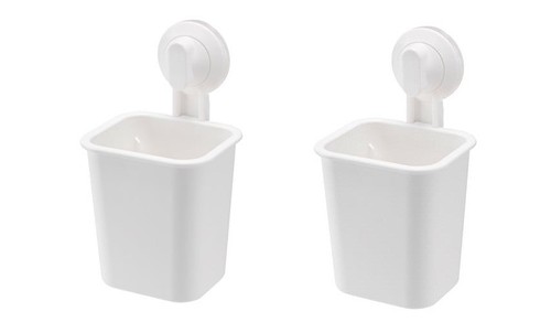 Amazon Com Ikea Stugvik Basket With Suction Cup White Home Kitchen
