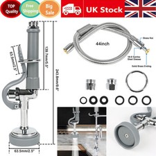 Commercial Kitchen Sprayer Faucet Tap Replacement Kit w/ Hose + 2*Nozzle Head UK