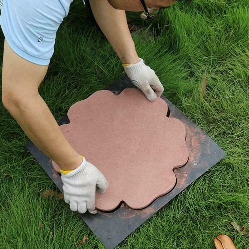 Flower Stepping Stone Mold Pavement Mold Concrete For Garden Mould