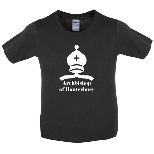 El Arzobispo de banterbury-Kids banter-10 Colores para niños camiseta-Funny